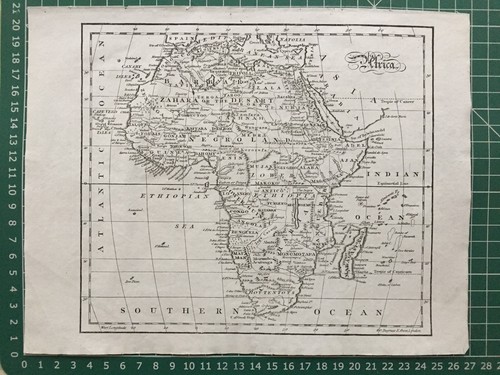 1802 Antique Map; Africa - George Kearsley - Picture 2 of 2