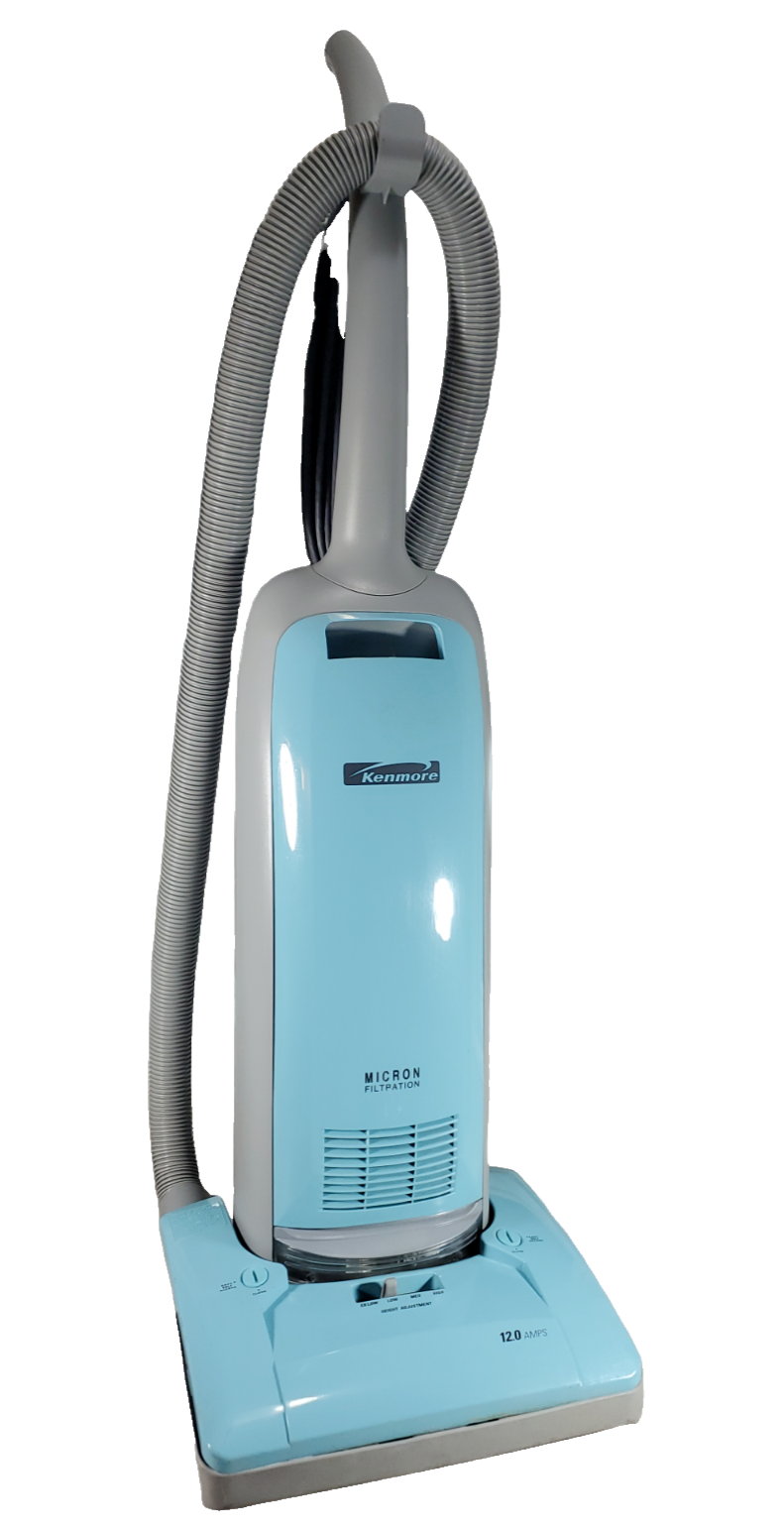 Sears Kenmore Upright Vacuum Aqua Blue 12 Amps Micron Filtration w