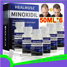 6PCS MINOXIDIL 5% EXTRA STRENGTH HAIR REGROWTH TREATMENT FOR MEN 6 MONTHS SUPPLY