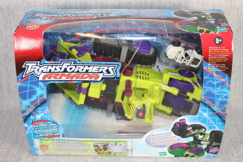 TRANSFORMERS Armada Scavenger Hasbro 2002 Rollbar Mini-Con New Sealed Figure - Bild 4 von 4