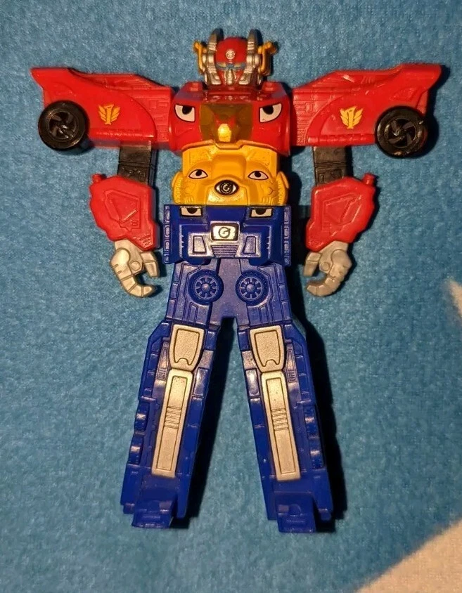 Vintage 98 Voltron Lion Force, 12 Gosei Megazord MMPR Power Rangers Figure Set - Image 4 of 4