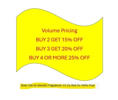 MEN (M) Body Oil Fragrances 10 ml