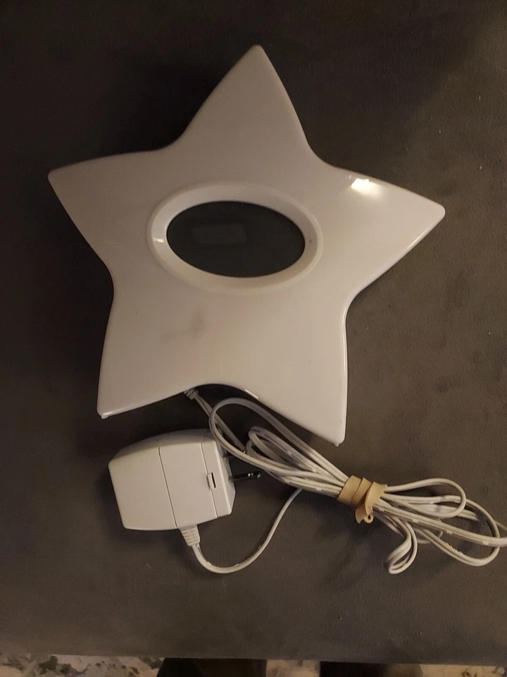 🍏 Máquina de sonido Aden + Anais Serenity Star, luz nocturna y reloj ~ PROBADO Foto 2 de 4