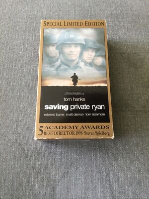 Saving Private Ryan (VHS, 2000, 2-Tape Set, Special Limited Edition) Tom Hanks