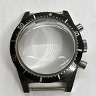 Vintage Swiss Wakmann Steel Mens Diver Chronograph 20ATM Watch Case - New — photo 8