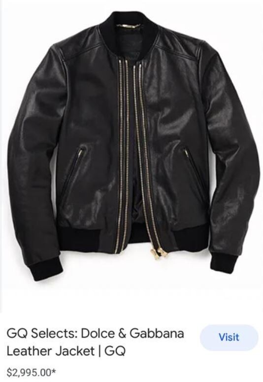 goat skin double zip bomber jacket