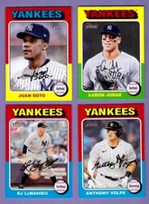 2024 Topps Heritage ~ New York Yankees ~ Pick Your Player