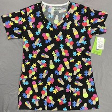 Bio Bring It On XS Scrub Top NWT
