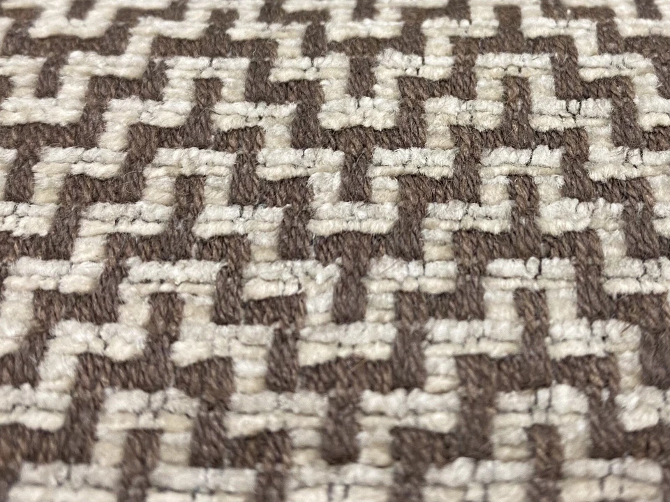 Tela de tapicería Schumacher tejida Chevron Zig Zag - Orwell / Sable 3,70 yd 69822 Foto 2 de 4