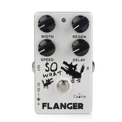 Caline CP-66 Classic Flanger Guitar Effects Pedal Silver