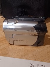 SONY HANDYCAM CAMCORDER DCR-DVD108. POWER ADAPTER, MANUAL, BAG