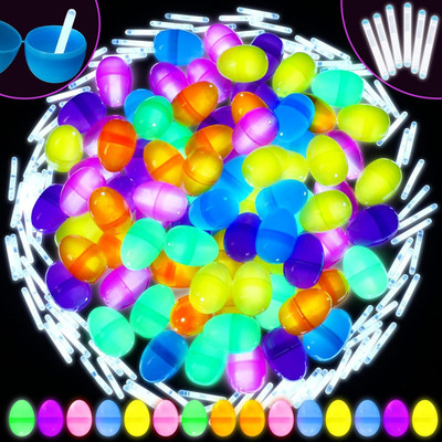 720 Pieces Easter 1.77 Inch Glow in the Dark Eggs Bulk Include 360 Pcs Mini East
