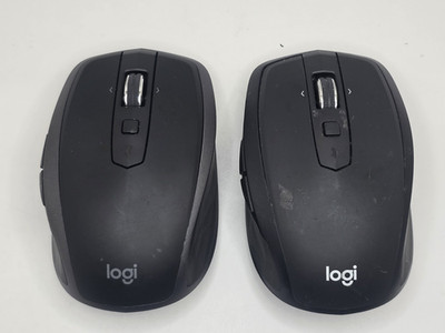 DEAD NO POWER - AS IS - Lot of 2 Logitech MX Anywhere 2S Bluetooth Mouse
