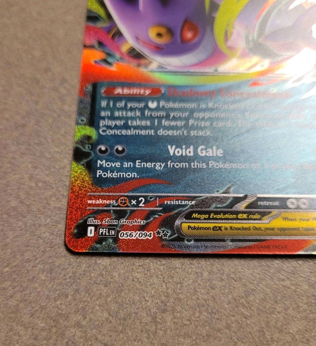 Pokemon TCG Mega Gengar Ex 056/094 Mega Battle Card | eBay