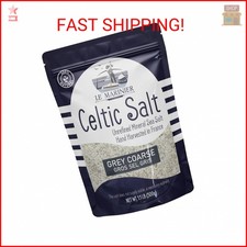 Le Marinier Celtic Salt Organic Grey Coarse, 1.1lb - 18oz. Mineral Rich 100% Nat