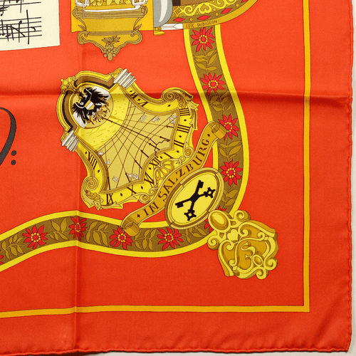 Hermes Scarf SALZBURG 90cm Silk Carre Foulard LOIC DUBIGEON - Picture 5 of 6