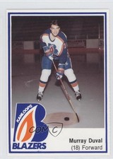 1989-90 Kamloops Blazers Team Issue Murray Duval #18 0a1