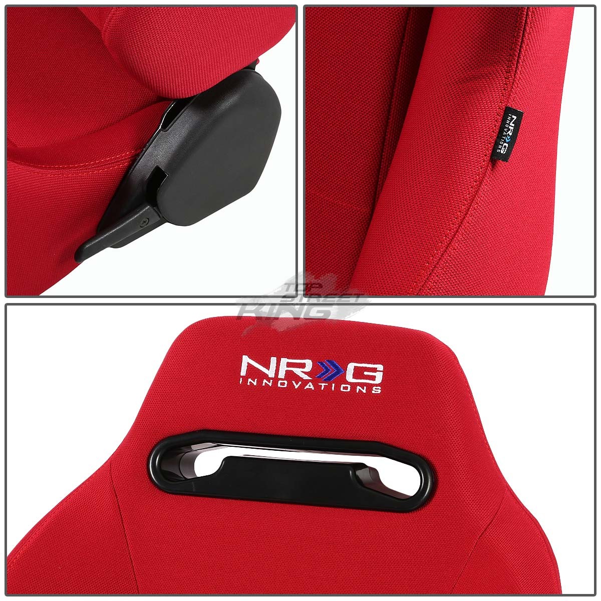 NRG Innovations Type-R Fully Reclinable Light Seat | Red