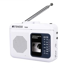 TR606 Cassette Tape Player, Cassette Player Recorder, Built-in Speaker, AUX/M...