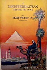 1930 Cunard Steamship Company's Scythia Mediterranean Cruise De Luxe Booklet