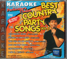 Karaoke - Best Country Party Songs Vol. 1 CD