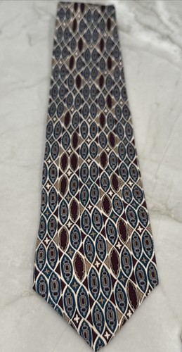 Cravatta collo uomo Zenio 100% seta classica 3 5/8" larghezza per 56" lunghezza - Foto 5 di 5