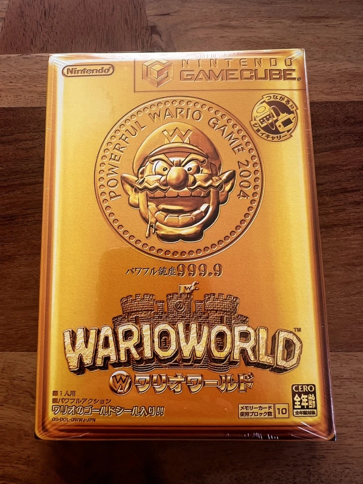 Wario World (Nintendo GameCube, 2003) Japanese JP Sealed NEW - Image 2 of 4