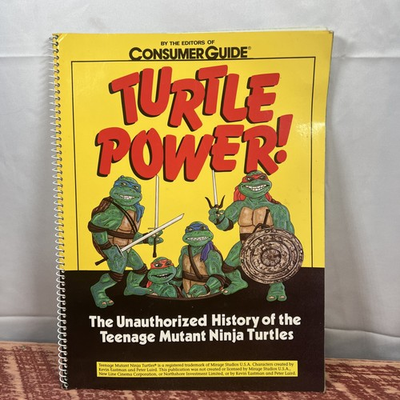 #ad Turtle Power 1990 Unauthorized History of TMNT by Editors of Consumer Guide $20.00