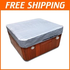 Waterproof UV Protection Hot Tub Cover 84"x84"x12" - Adjustable Leisure Shield