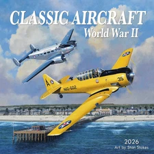 Carousel Calendars,  Aircraft Classic 2026 Wall Calendar, 12'' X 12'', 16-Month