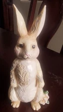Jim Shore White Woodland Minis Bunny Beauty 4056969