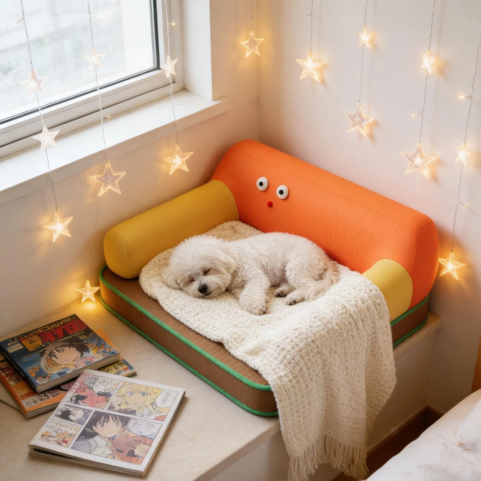 Pet Cat Sofa Bed Dog Bed Puppy Sleeping Home for Indoor Cats Unique Easy to