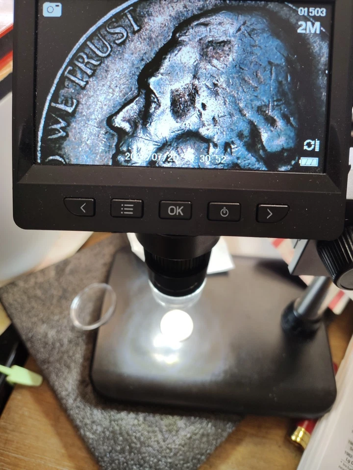 1966 Nickel Coin Die 90 Degree Rotated, No Mint Mark - Image 3 of 3