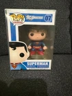 Funko Pop! DC Heroes Superman #07 Vaulted Early Release Vinyl Figure w/ Protecto