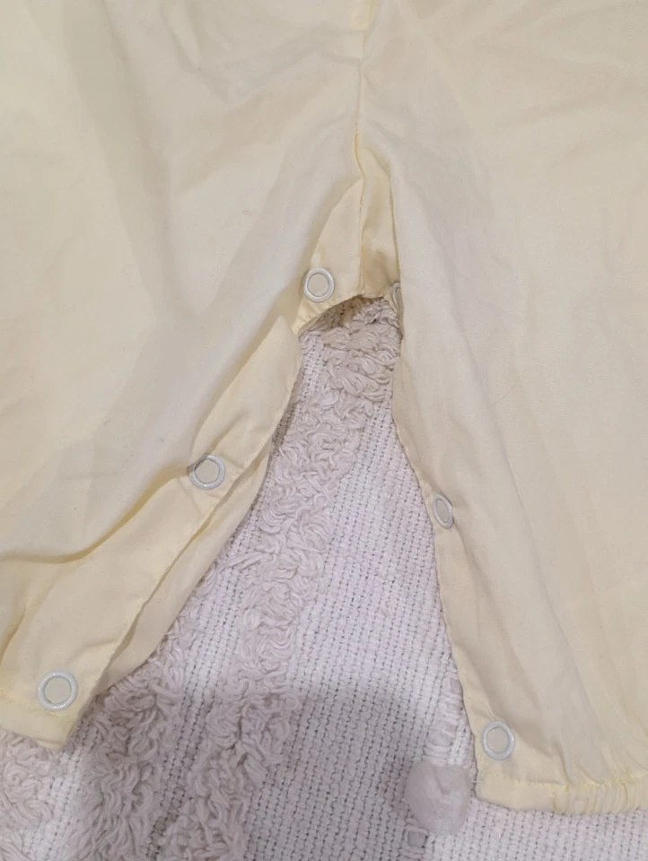 Smock Romper Light Yellow Size 3-6 Months Baby Girl - Image 3 of 4