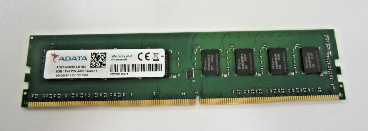 25+ ADATA DDR4 SDRAM 8 GB Capacity per Module Memory (RAM) for