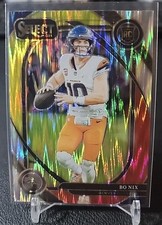 Bo Nix [Red Yellow Prizm Shock] #221 Prices | 2024 Panini Select