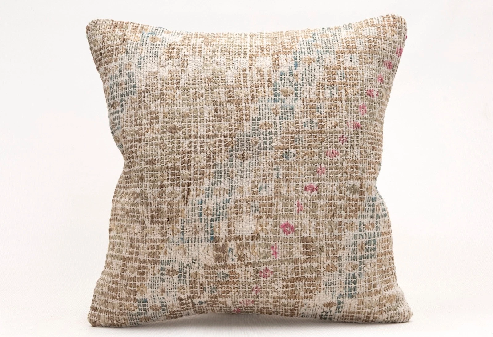 Decorative Pillow Cover, 16x16 in, Ethnic Pillow, Throw Pillow, Sofa Cushion