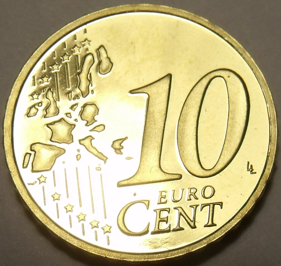 Cameo Proof Germany 2004-D Ten Euro Cents~Munich Mint~Cameo~Free Shipping~ - Image 2 of 2