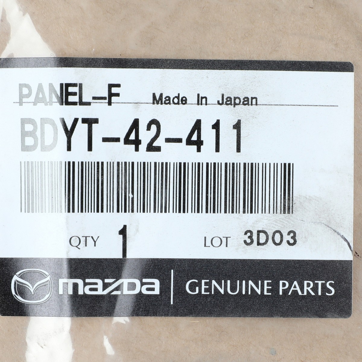 NEW OEM GENUINE Mazda 2019-2021 Mazda3 Fuel Door Gas Lid Tank