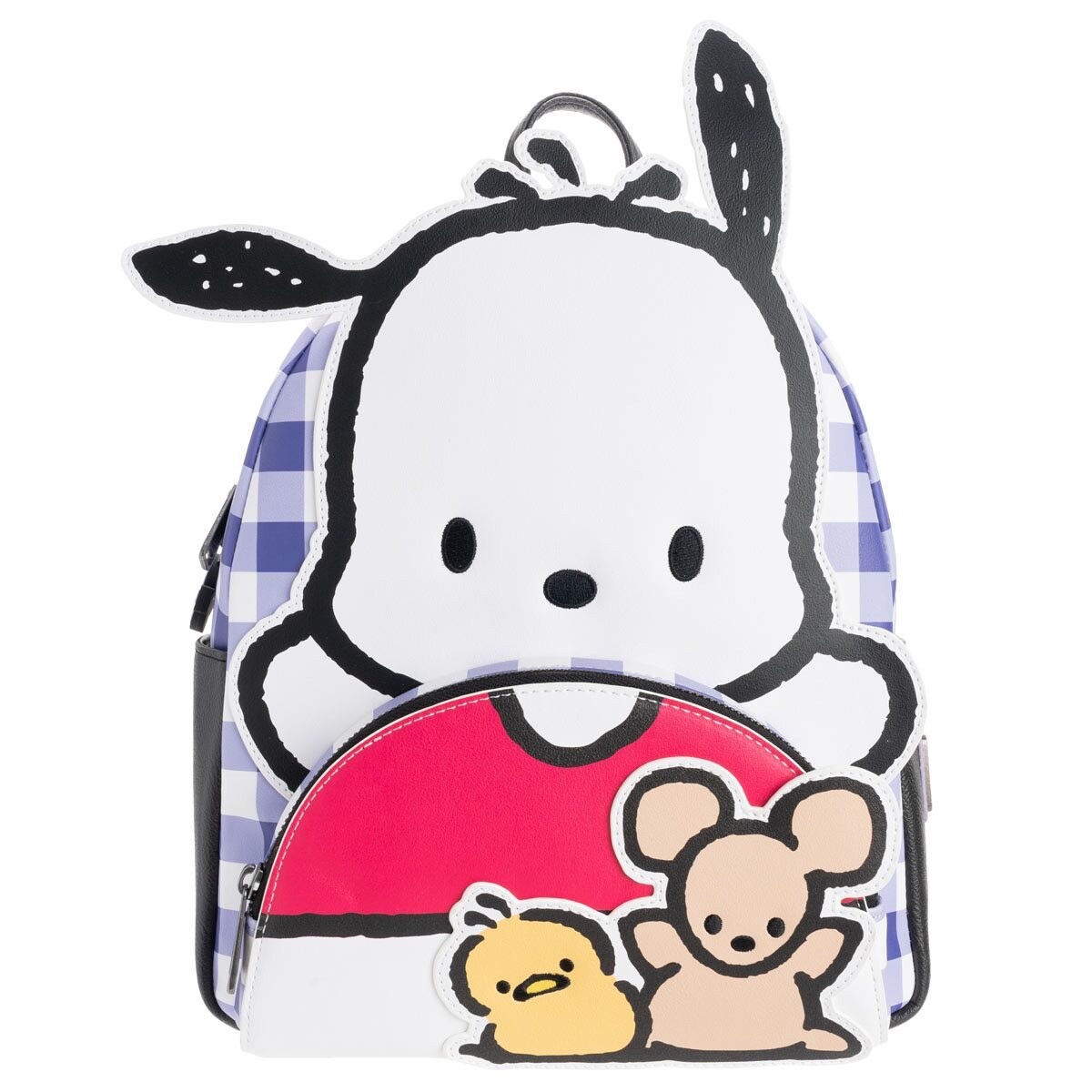 Loungefly Sanrio Pochacco Cosplay Plaid Mini-Backpack
