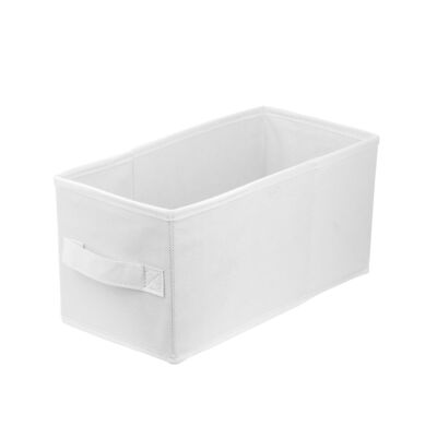 LAVITA Storage Box faltbare Aufbewahrung Boxen Universal 15 x 31 x 15 cm Weiss