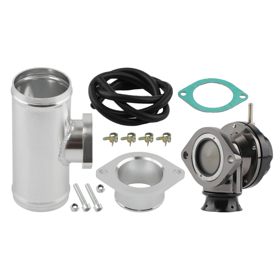 Aluminum Turbo Intercooler Universal 27"x7"x2.5" & Pipes & Silicone Hose Kit - Image 2 of 4
