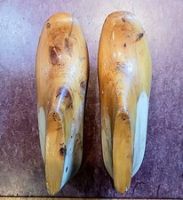 vintage women's maple wood shoe lasts size 5.5 circa 1960's private collection