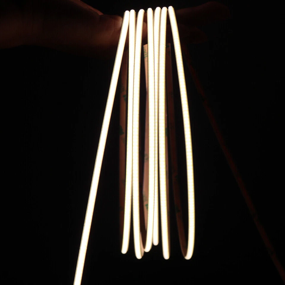 3mm 3V COB LED Strip Light Flexible 480Led/m High Density USB COB Led Tape Light - Image 4 of 4
