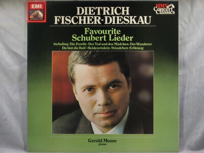 Favourite Schubert Lieder - Fischer-Dieskau, Moore - EMI HMV SXLP 30553