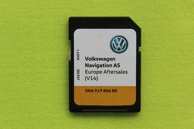 32 GB SD KARTE NAVIGATION AS EUROPA 2022 V14 VW DISCOVER MEDIA 2 TOURAN CADDY