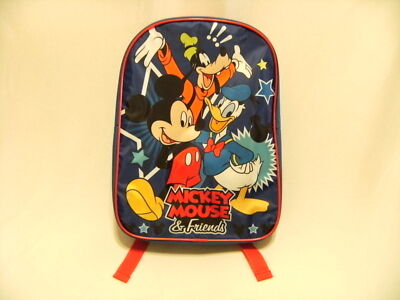 Disney Mickey Mouse Goofy Donald Duck Kids School Back Pack Backpack Book Bag