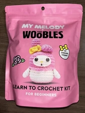 The Woobles Hello Kitty & Friends My Melody Crochet Kit & Hook NEW Shark Tank