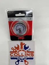 Milton Industries Inc. 1189 1/8" NPT High Pressure Dial Gauge 0-160PSI